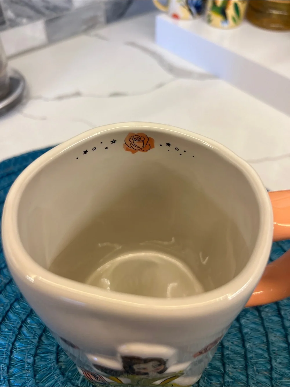 Rae Dunn x Disney Princess Belle Coffee Mug 